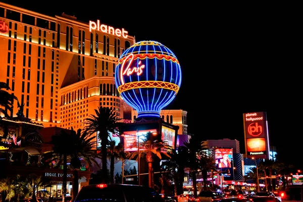 Знаменитий Париж казино в Вегасі — стокове фото