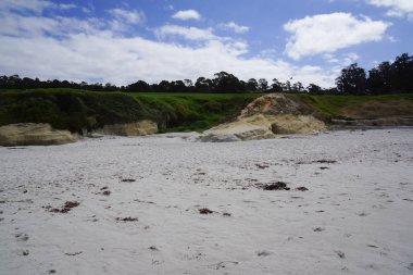 deniz tarafından California otoyolu bir durak Carmel