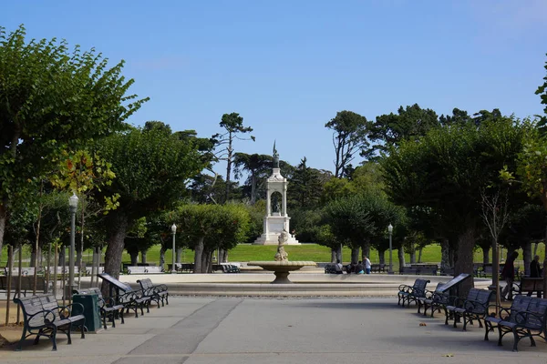 Złota Brama Park statua w San Francisco — Zdjęcie stockowe