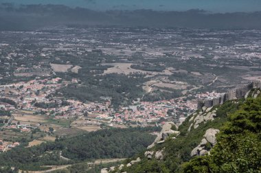 Mağribi kale ile Sintra üzerinde