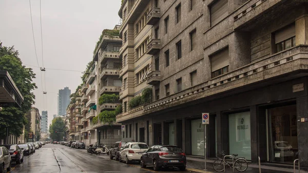 Bloki domów mieszkalnych Milan — Zdjęcie stockowe