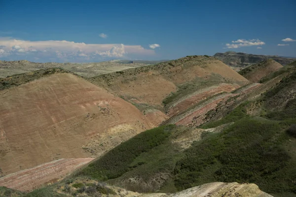 Formação de pedra de areia geológica interessante — Fotografia de Stock