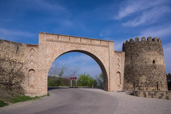 Cancello della città a sighnaghi in georgia — Foto Stock