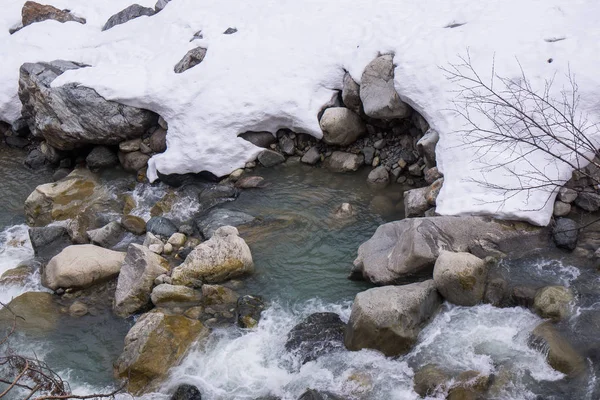 Senderismo de invierno en mestia — Foto de Stock