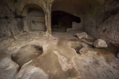 mağara kenti vardsia antik gürcü simgesi