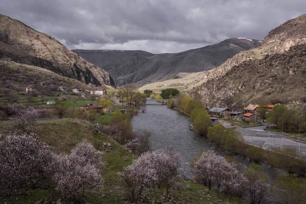 Vardsia Cave Town oude Georgische Landmark — Stockfoto