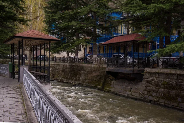 Řeka bordschomi Park — Stock fotografie