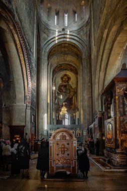 mzcheta Içinde Swetizchoweli katedral içinde