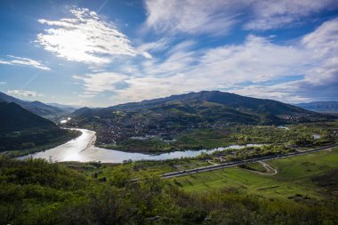 Dschwari manastırından mzcheta panorama