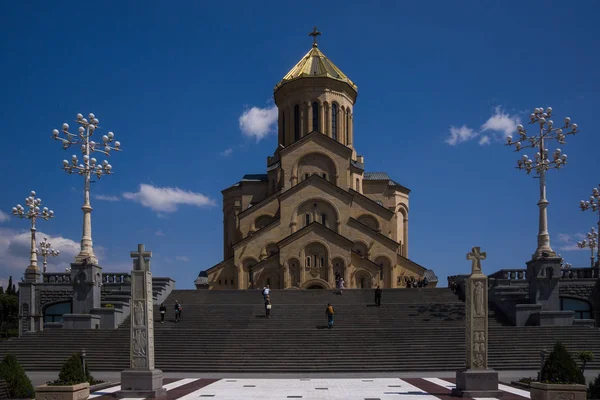 Ortodoks Katedral Tsminda Sameba — Stok Foto
