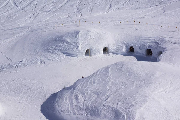kış igloo bavyera alpleri dağ başı