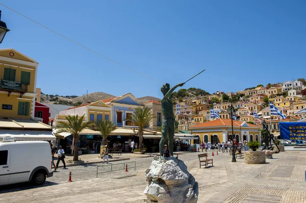 Isla Symi Grecia Grupo Islas — Foto de Stock