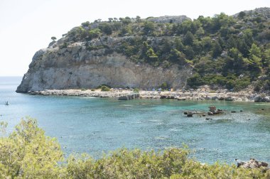 Rodos Adası, Yunan Dodecanese. 