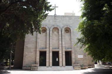 Rodos eski şehir merkezi. Yunanistan.