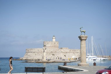 Mandraki geyik. Rodos.