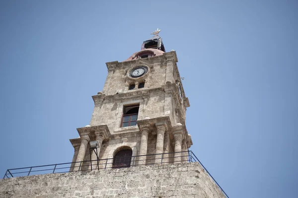 Oude Stad Van Rhodos Griekenland — Stockfoto