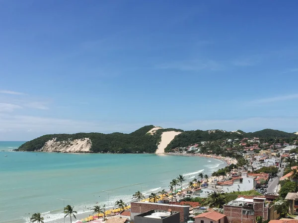 Havadan görünümü Ponta Negra Beach, Natal, Rio Grande do Norte
