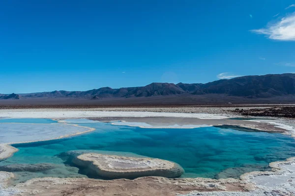 Lagunas Escondidas de Baltinche, Atacama Çölü 'nde tuz gölleri, Şili