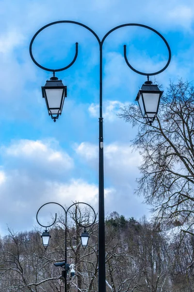 Vilnius Lituânia Abril 2018 Vista Vilnius Para Pós Guerra Prédios — Fotografia de Stock