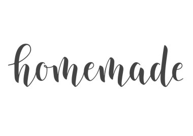 El yazısıyla yazılmış ev yapımı mektup. Banner, Card, Kartpostal, Davetiye, Parti, Poster, Yazdırma veya Web Ürünleri Şablonu. Beyaz Arkaplanda tecrit edilmiş nesneler. Vektör Stok Resimleri.