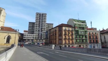 Kilise St. Anton Bilbao Old Town mahallede bulunan Katolik bir tapınaktır. 01/25/2017. İspanya. Kilise Aziz Anthony büyük, bkz: köprü