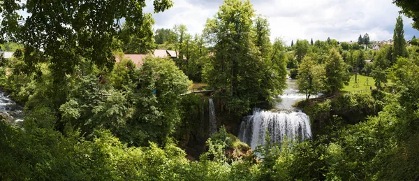 Horvátország 2018 Nézd Rastoke Slunj Ismert Mint Kis Tavak Plitvice — Stock Fotó