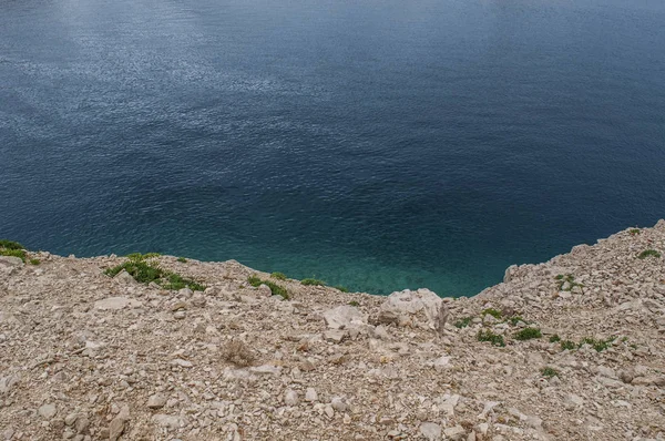 Kroatien 2018 Panoramablick Von Einer Klippe Auf Der Insel Pag — Stockfoto