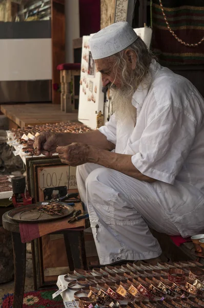 Bosnia Herzegovina Europe 2018 Bosnian Muslim Old Craftsman Wearing Traditional — Stock Photo, Image