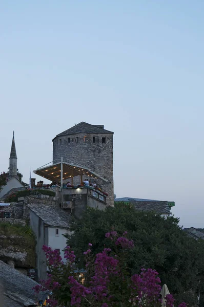 Mostar Bosna 2018 Eski Çarşı Kujundziluk Müslüman Türk Mahallesi Eski — Stok fotoğraf