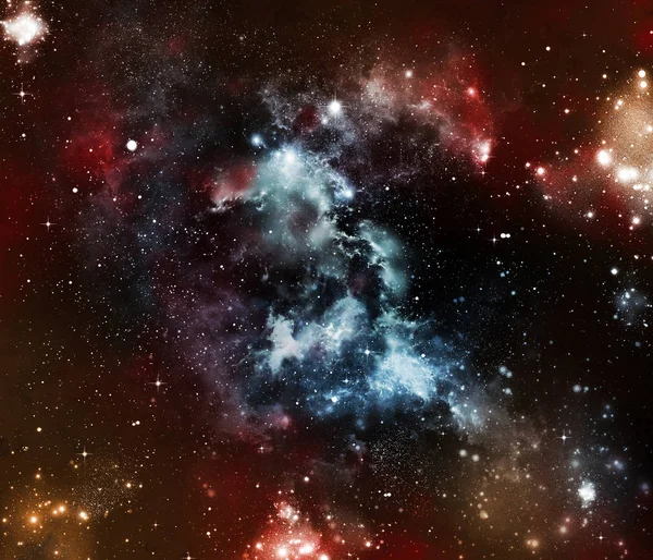Исследование Космоса Туманности Звёзды Межзвездные Агломераты Пыли Водорода Плазмы Галактики — стоковое фото