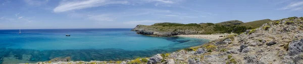 Vista Panorâmica Praia Cala Torta Ilha Maiorca Espanha Europa Ilhas — Fotografia de Stock