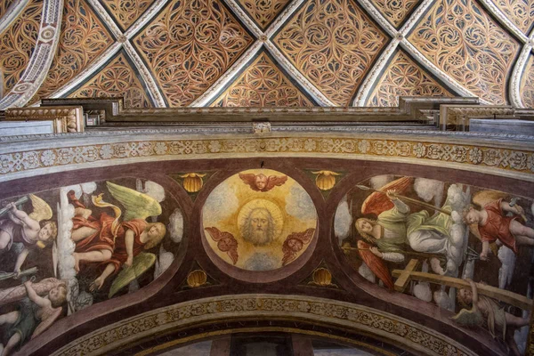 Milán Italia Europa 2019 Interior San Maurizio Monastero Maggiore Una —  Fotos de Stock