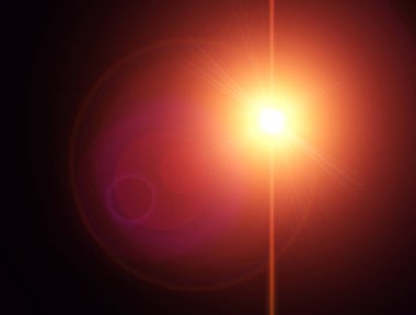 Işıklar ve yıldızlar geceleyin. Lens kırılma etkisi. Gökyüzündeki yıldızlar. Gök cisimlerini, yeni güneş sistemlerini gözlemleyin. Gezegen. Bilim kurgu arka plan