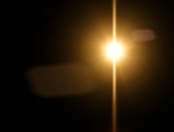 Огни Звезды Ночи Эффект Преломления Объектива Звезды Небе Наблюдайте Небесными — стоковое фото