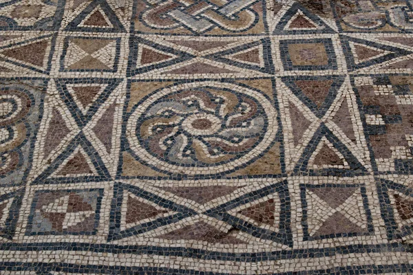 Pamukkale Turquía Los Mosaicos Suelo Nave Sur Iglesia Laodicea Antigua — Foto de Stock
