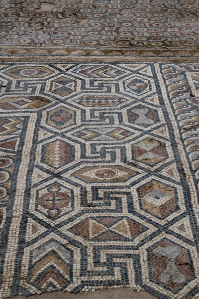 Pamukkale Turquía Los Mosaicos Suelo Nave Sur Iglesia Laodicea Antigua — Foto de Stock