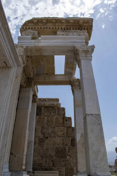 Pamukkale Turquie Ruines Laodicée Sur Lycus Ville Dans Les Régions — Photo