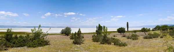 Türkiye Acigol Gölü Nün Tuz Genişinde Acı Göl Denizli Nin — Stok fotoğraf