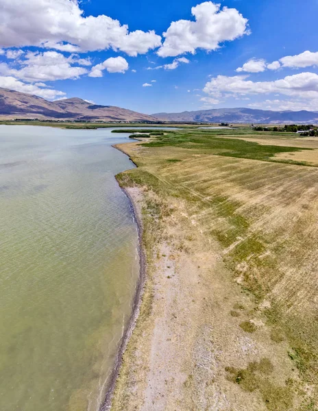 Vista Aérea Del Lago Van Lago Más Grande Turquía Encuentra —  Fotos de Stock