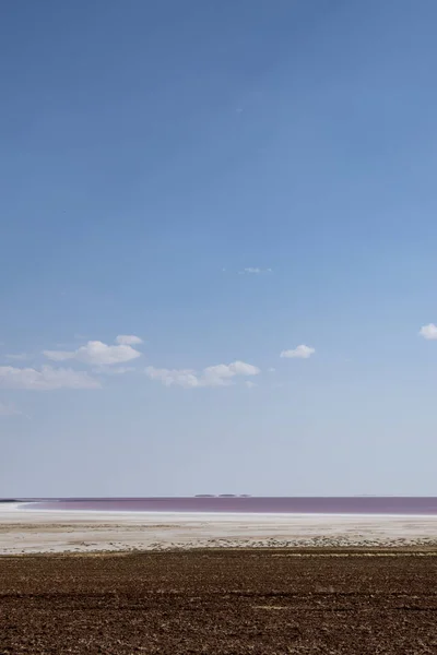 Turquie Anatolie Centrale Vue Aérienne Sur Lac Tuz Tuz Golu — Photo