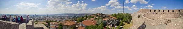 Vue Panoramique Sur Château Ankara Kalesi Est Une Fortification Fin — Photo