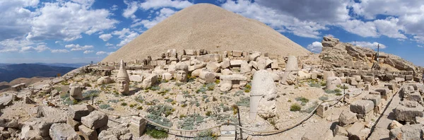 Turcja Panoramiczny Taras Przy Wejściu Nemrut Dagi Mount Nemrut Gdzie — Zdjęcie stockowe