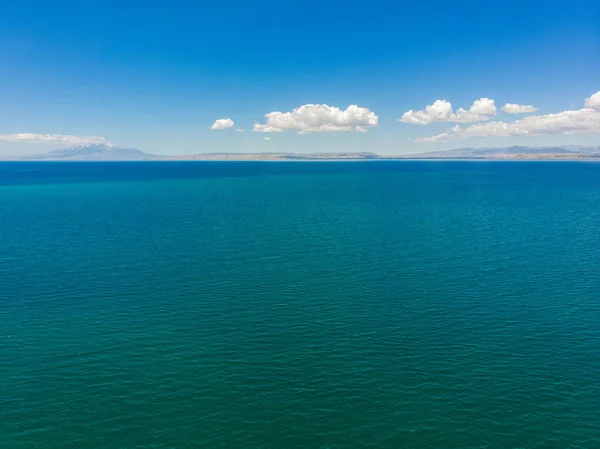 Vue Aérienne Lac Van Grand Lac Turquie Trouve Extrême Est — Photo