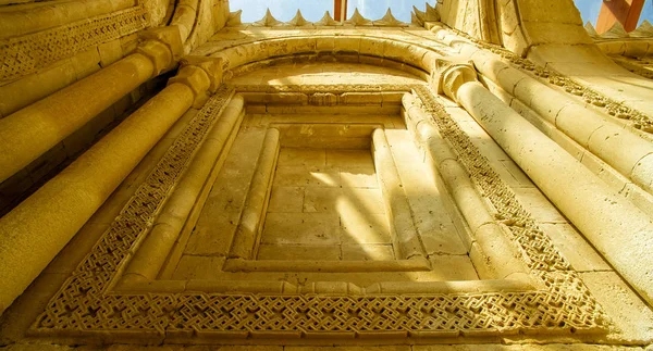 Ishak Pasha Palace, interiors, decorations and bas-reliefs, carved stone. Internal architecture. It is one of the most magnificent historical buildings of the country. Dogubeyazit district of Agri province of eastern Turkey