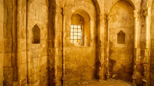 Ishak Pasha Palace, interiors, decorations and bas-reliefs, carved stone. Internal architecture. It is one of the most magnificent historical buildings of the country. Dogubeyazit district of Agri province of eastern Turkey