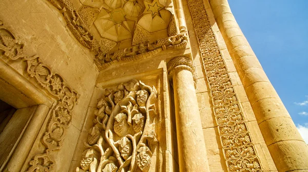 Ishak Pasha Palace, interiors, decorations and bas-reliefs, carved stone. Internal architecture. It is one of the most magnificent historical buildings of the country. Dogubeyazit district of Agri province of eastern Turkey