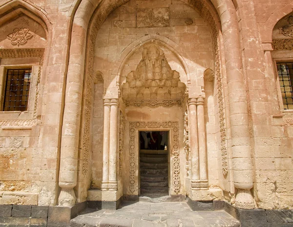 Ishak Pasha Palace Interiors Decorations Bas Reliefs Carved Stone Internal — Stock Photo, Image