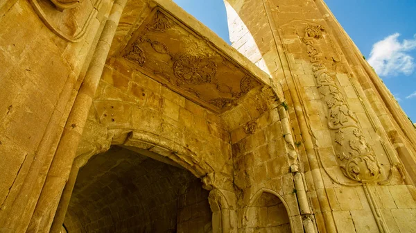 Ishak Pasha Palace Interiors Decorations Bas Reliefs Carved Stone Internal — Stock Photo, Image