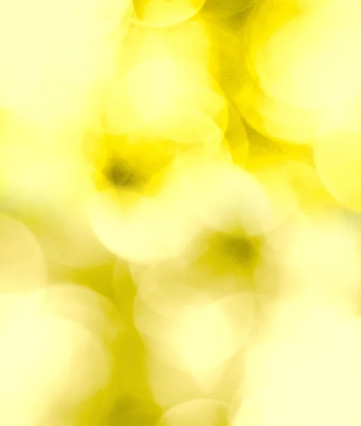 Bokeh Fundo Amarelo Luz Abstrata Cores — Fotografia de Stock