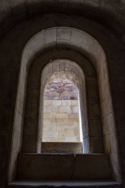 Doğubayazıt, Türkiye, Orta Doğu: İshak Paşa Sarayı'nın hareminin ortasındaki hamam odası, Osmanlı döneminin yarı yıkık sarayı (1685-1784), günümüze ulaşan tarihi Türk sarayı örneği